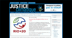Desktop Screenshot of justiceclimatique.alterinter.org