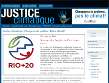 Tablet Screenshot of justiceclimatique.alterinter.org